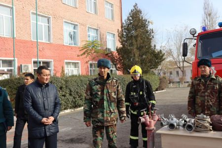 Órt qáwipsizligi aylıǵı sheńberinde ilaj ótkerildi.