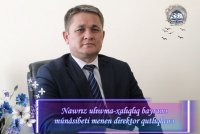 Nawrız ulıwma-xalıqlıq bayramı múnásibeti menen direktor qutlıqlawı