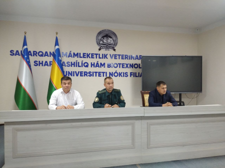 Studentler turar jayı studentleri menen ushırasıw ótkerildi.