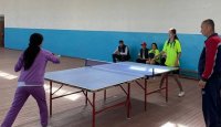 «Bes baslama olimpiadası» sheńberinde stol tennisi boyınsha jarıs ótkerildi