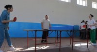В честь  праздника прошли соревнования по настольному теннису