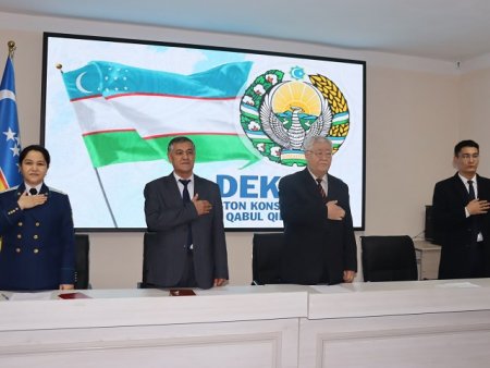 Filialda Ózbekstan Respublikası Konstituciyasınıń 32 jıllıǵı belgilendi