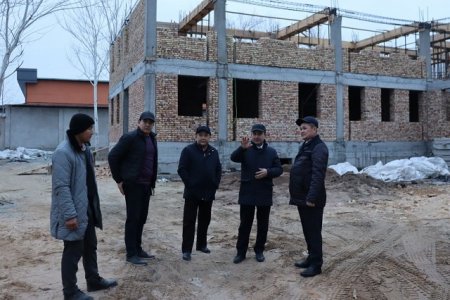 Vazir o‘rinbosari filialdagi 400 o‘rinli yotoqxona qurilishini ko‘zdan kechirdi