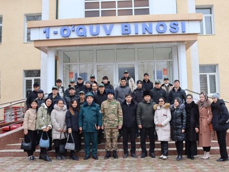 Talabalar Nukus shahridagi Shimoli-g‘arbiy harbiy okrugiga sayohat qildi