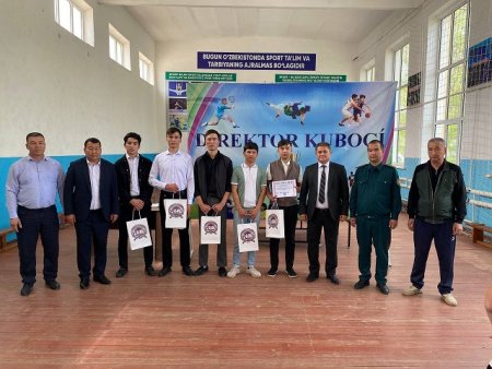 Direktor kubogi jeńimpazları anıqlandı: Voleybol jarısı jeńimpazları sıylıqlandı