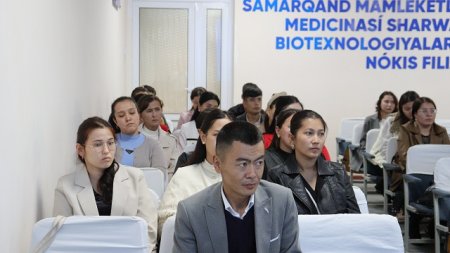 Magistrantlar bilan ilmiy faoliyatni rivojlantirishga qaratilgan uchrashuv