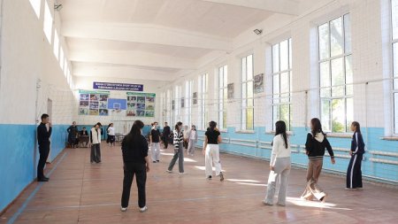 “Besh tashabbus olimpiadasi”: talaba-qizlar o‘rtasida voleybol bahslari o‘tkazildi