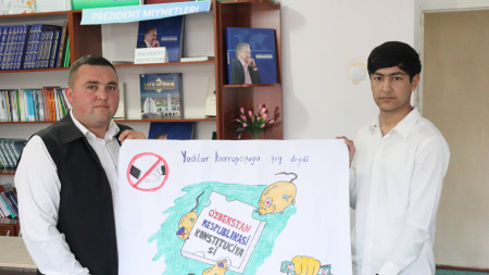 Biz jaslar korrupciyaǵa qarsımız chellenji ótkerildi
