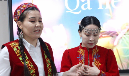 ”Talabalar bahori” festivali doirasida qizlar bellashdi